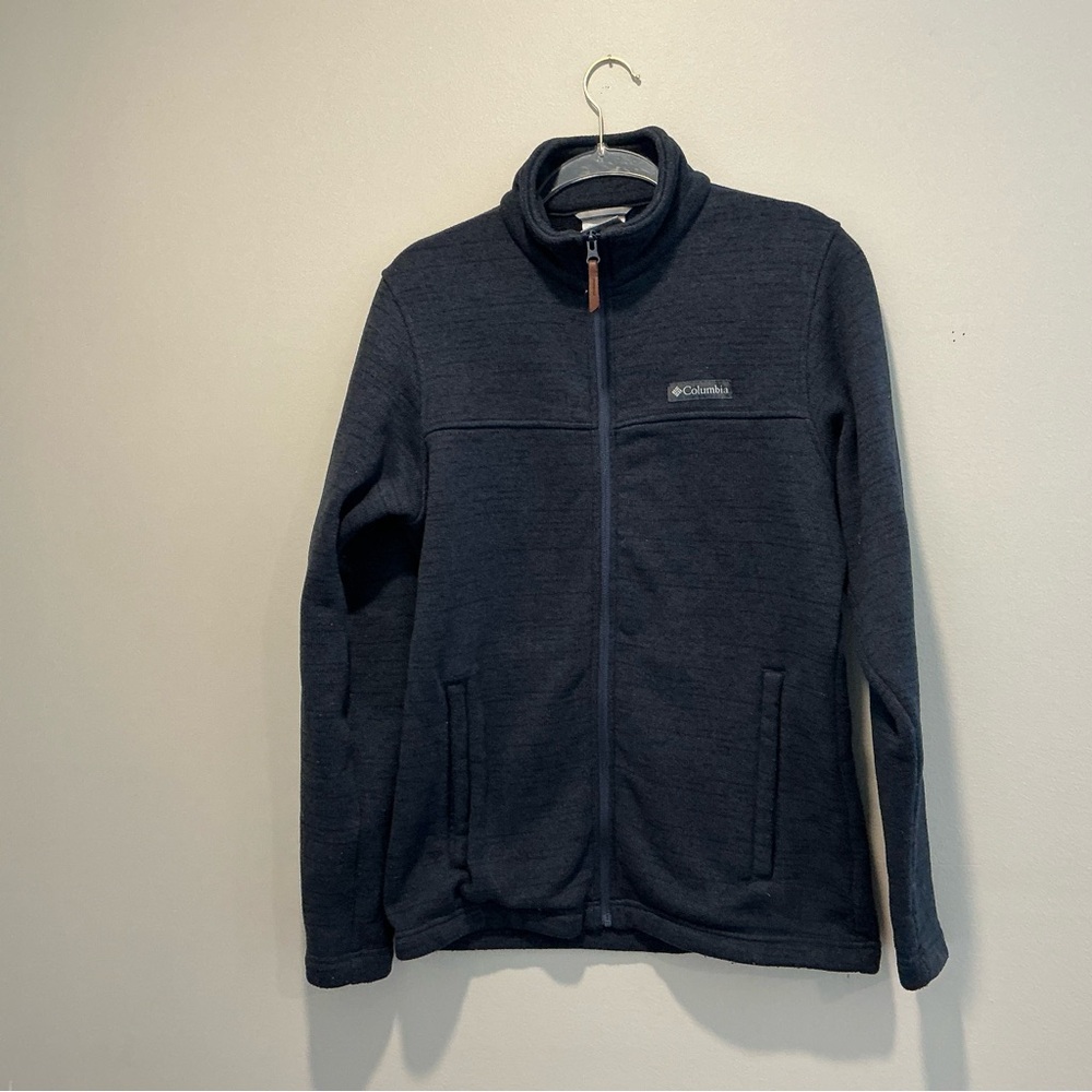 Columbia Black Full-Zip Jacket Men Size S